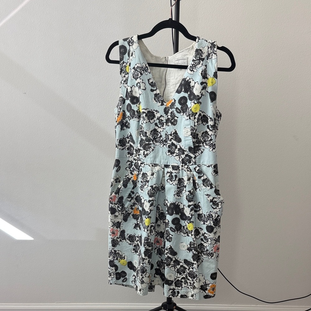 Veronika Maine Cream European Fabric Dress - Picture 7 of 7